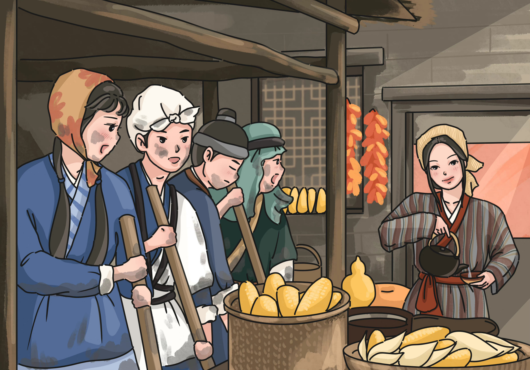 武林外传壁纸 | ipad壁纸 |背景图  百看不厌的武林外传 吃饭必看