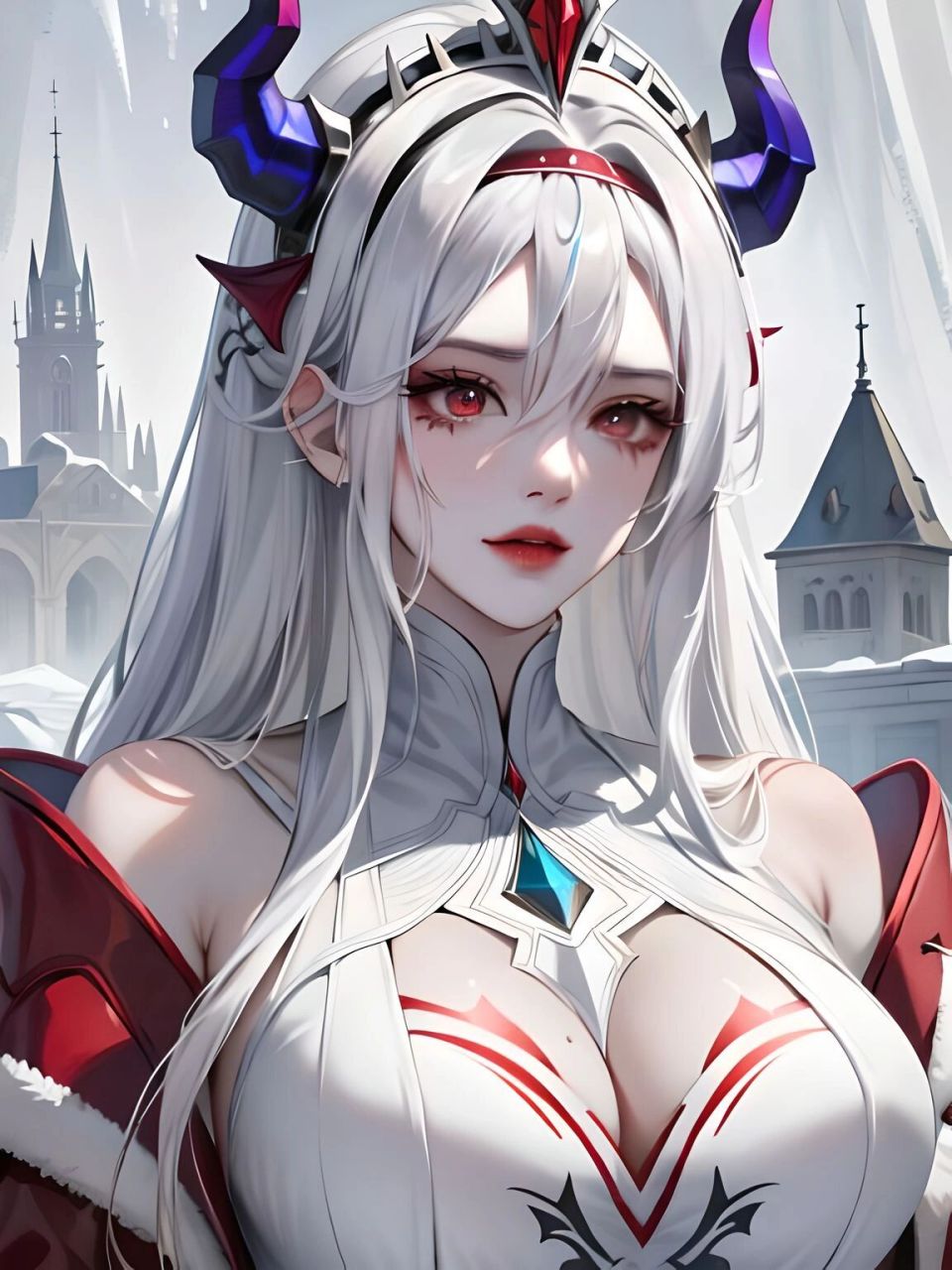 龙女头像|白发龙女好飒