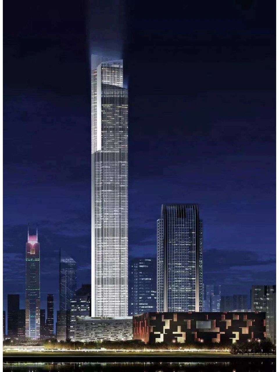 广州国际金融中心东塔图片