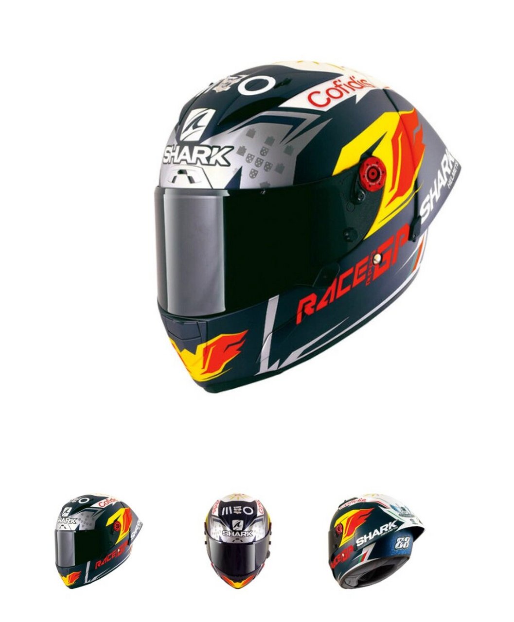 最被低估的顶级赛道级全盔shark shark race-r pro gp头盔终于获得ece