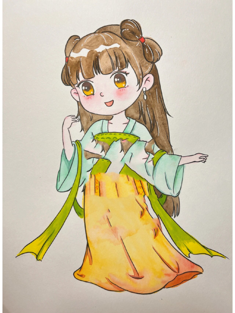 五十六个民族系列漫画—汉族 今天是穿汉服的集美哦 汉服是我们汉民族