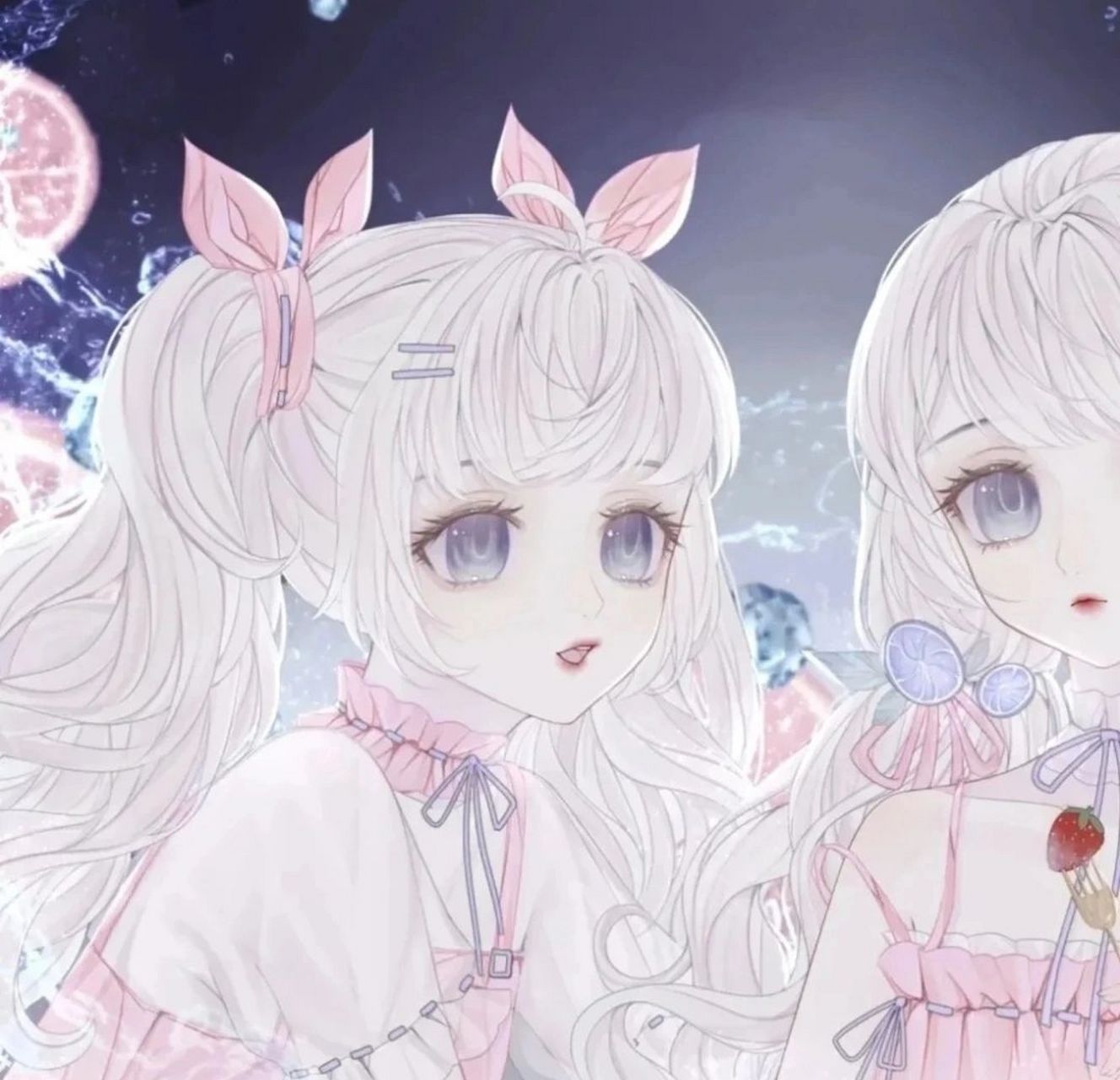 可爱闺蜜头像(一)一人一半 拿图说一下谢谢