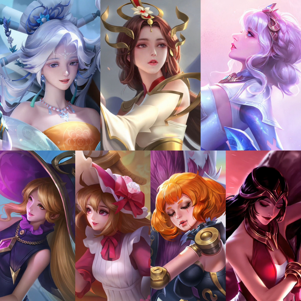 莫邪好像越变越美了,大家最喜欢哪个莫邪? #干将莫邪画中仙