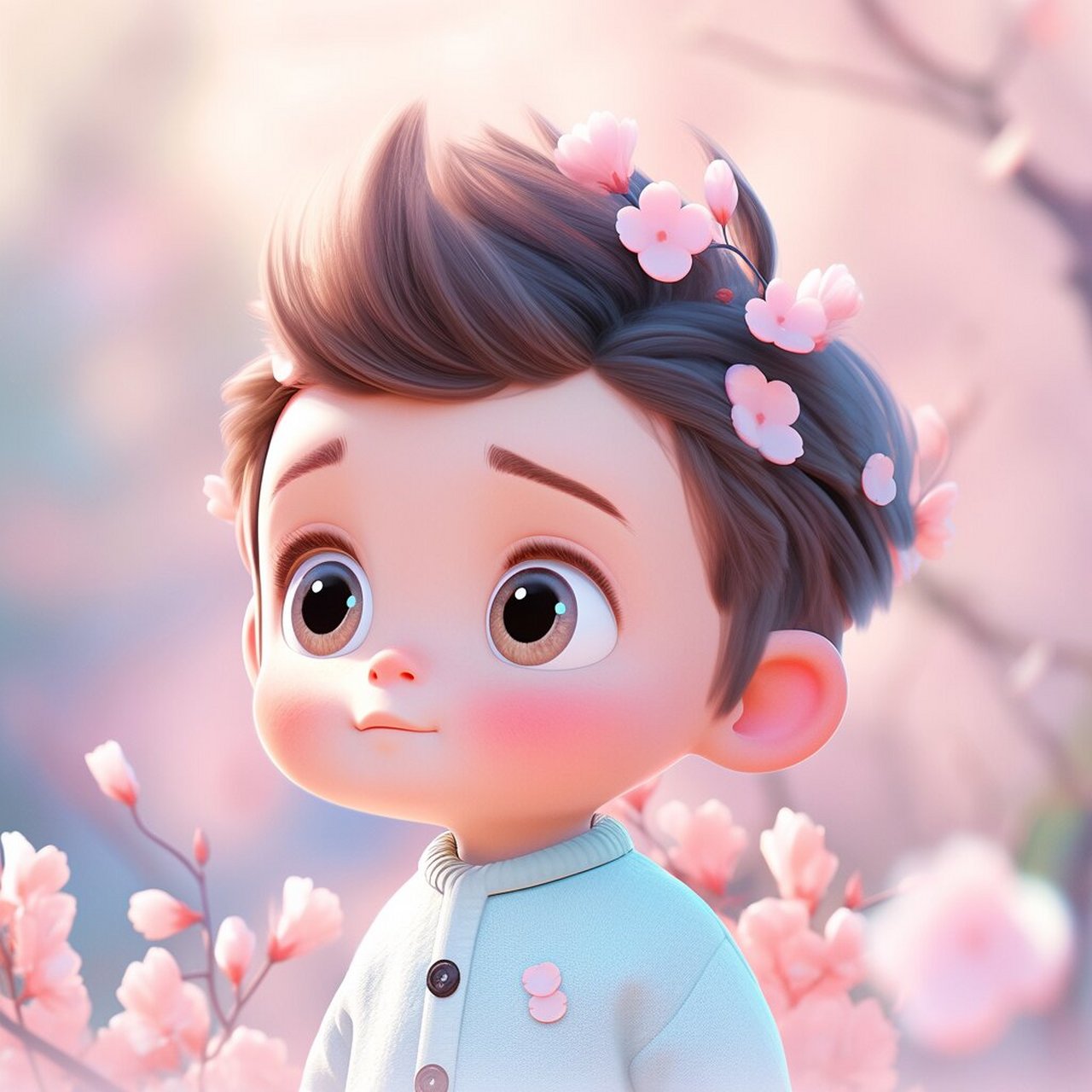 卡通可爱男孩头像