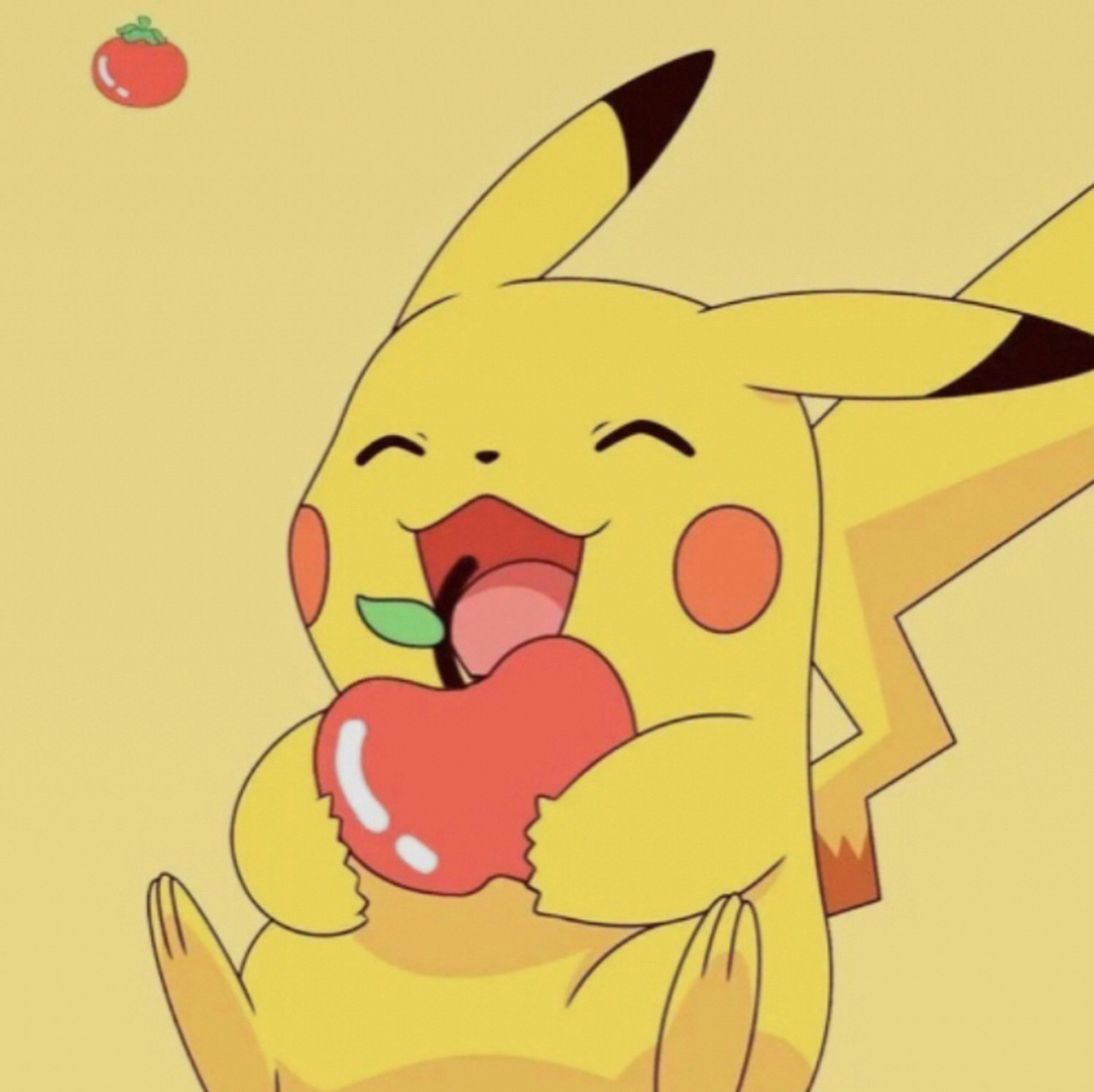 皮卡丘吃苹果96 开心99