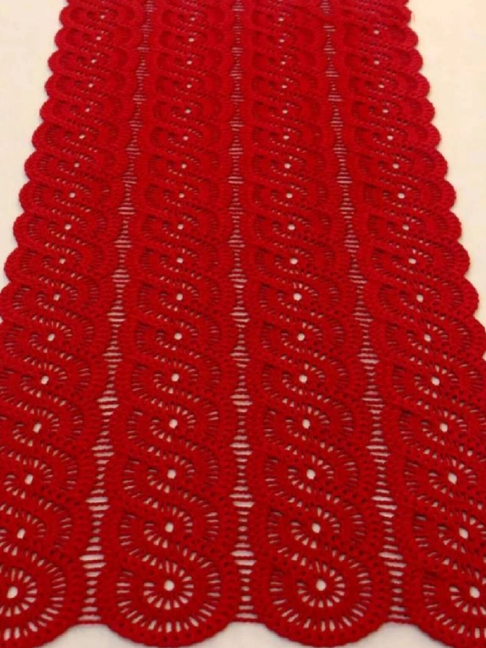 钩针围巾(附图解)