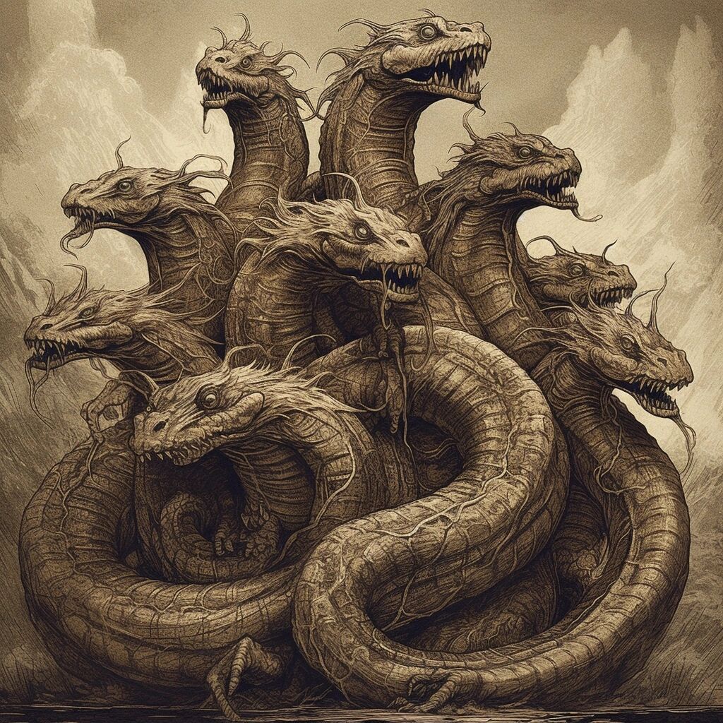 「你说我画」之九头蛇海德拉