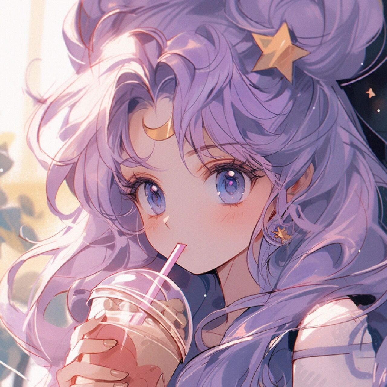 女生动漫头像系列36|紫色系美战纯享版 之前蓝色系美战私信里,有好多