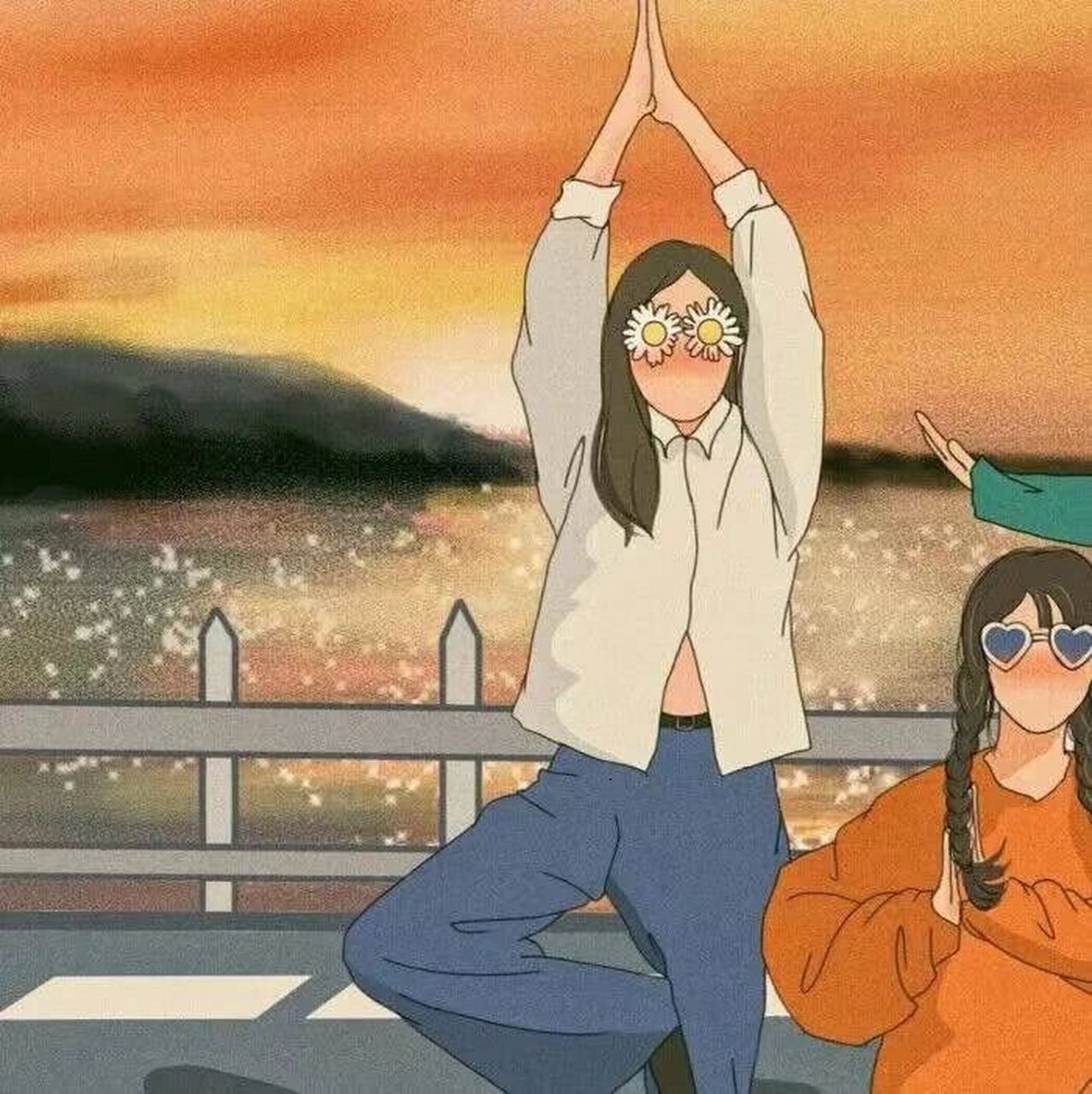 超搞笑三人闺蜜头像 三人闺蜜头像