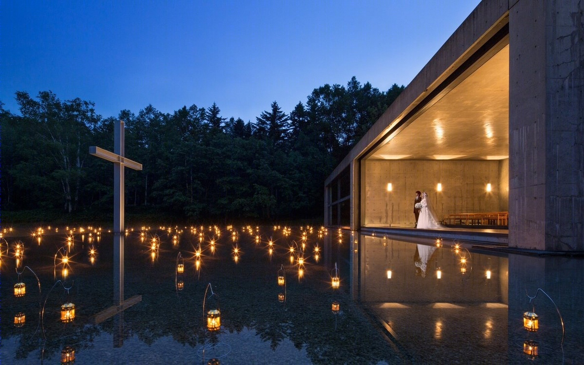 安藤忠雄|tadao ando|水之教堂 安藤忠雄的水之教堂(church of water)