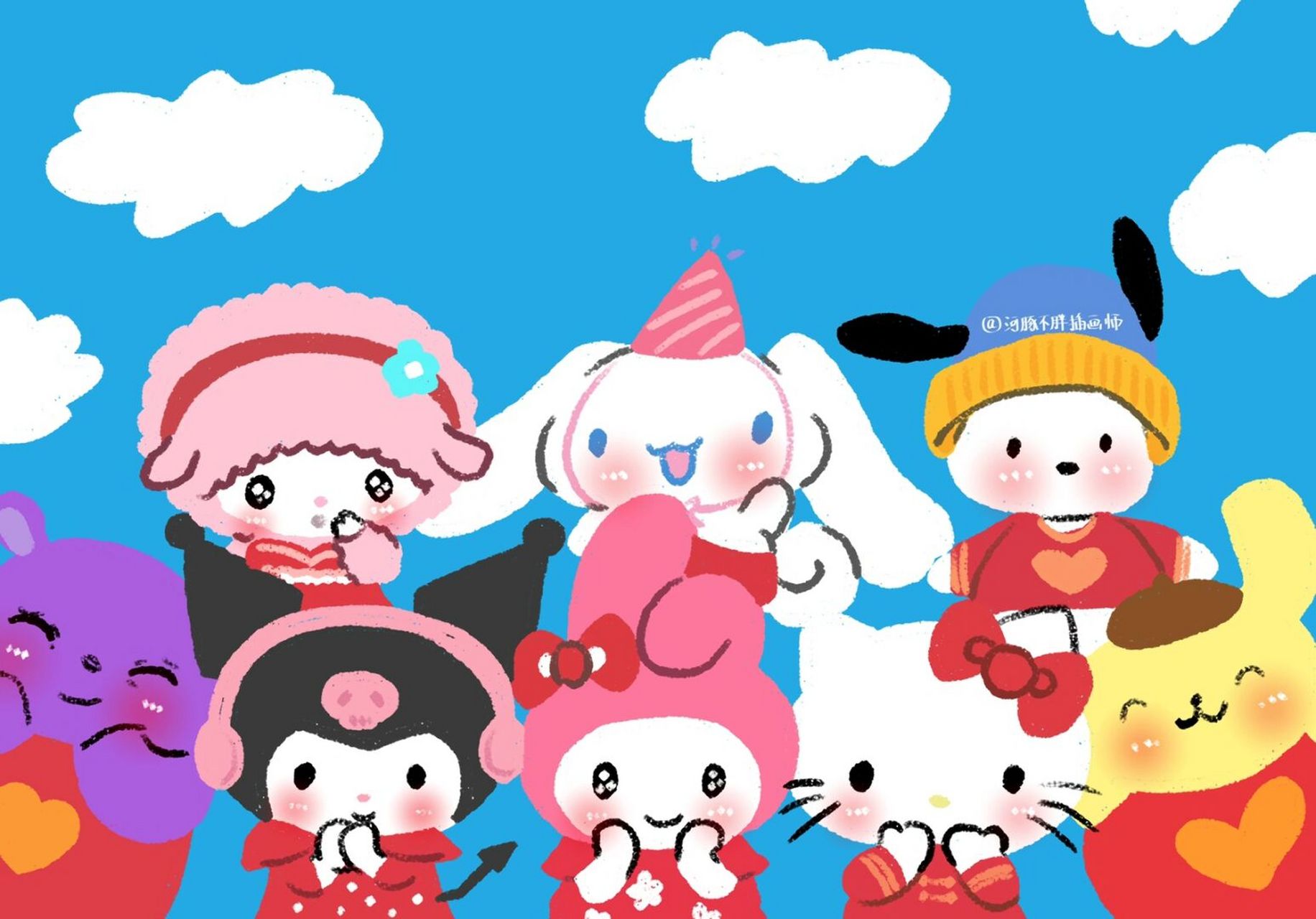 ipad壁纸# #可爱壁纸# #三丽鸥壁纸# #壁纸# #三丽鸥# #壁纸# #高清