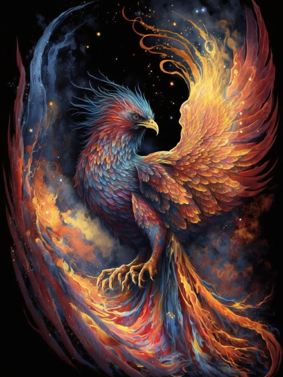 凤凰涅槃,浴火重生!