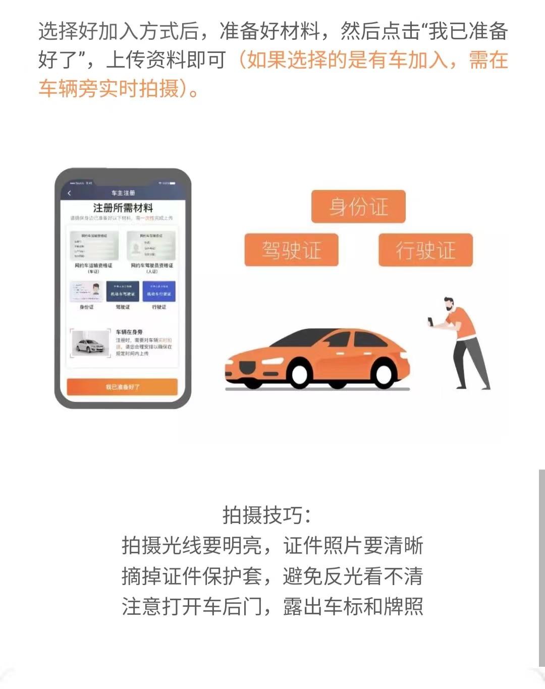 怎么注册滴滴快车私家车