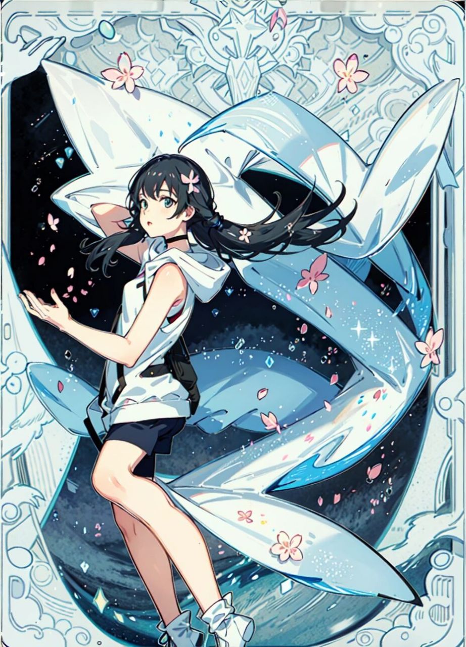 天气之子 魔法少女阳菜 ai绘画 又训练了一个阳菜模型