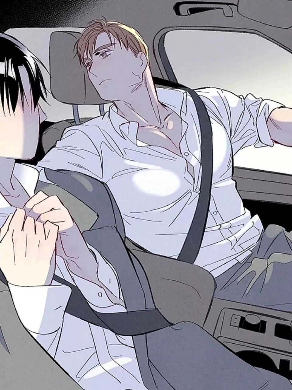 谁懂0101胸大的男人穿衬衫真的太绝了 衬衫扣子爆出来,就要男妈妈