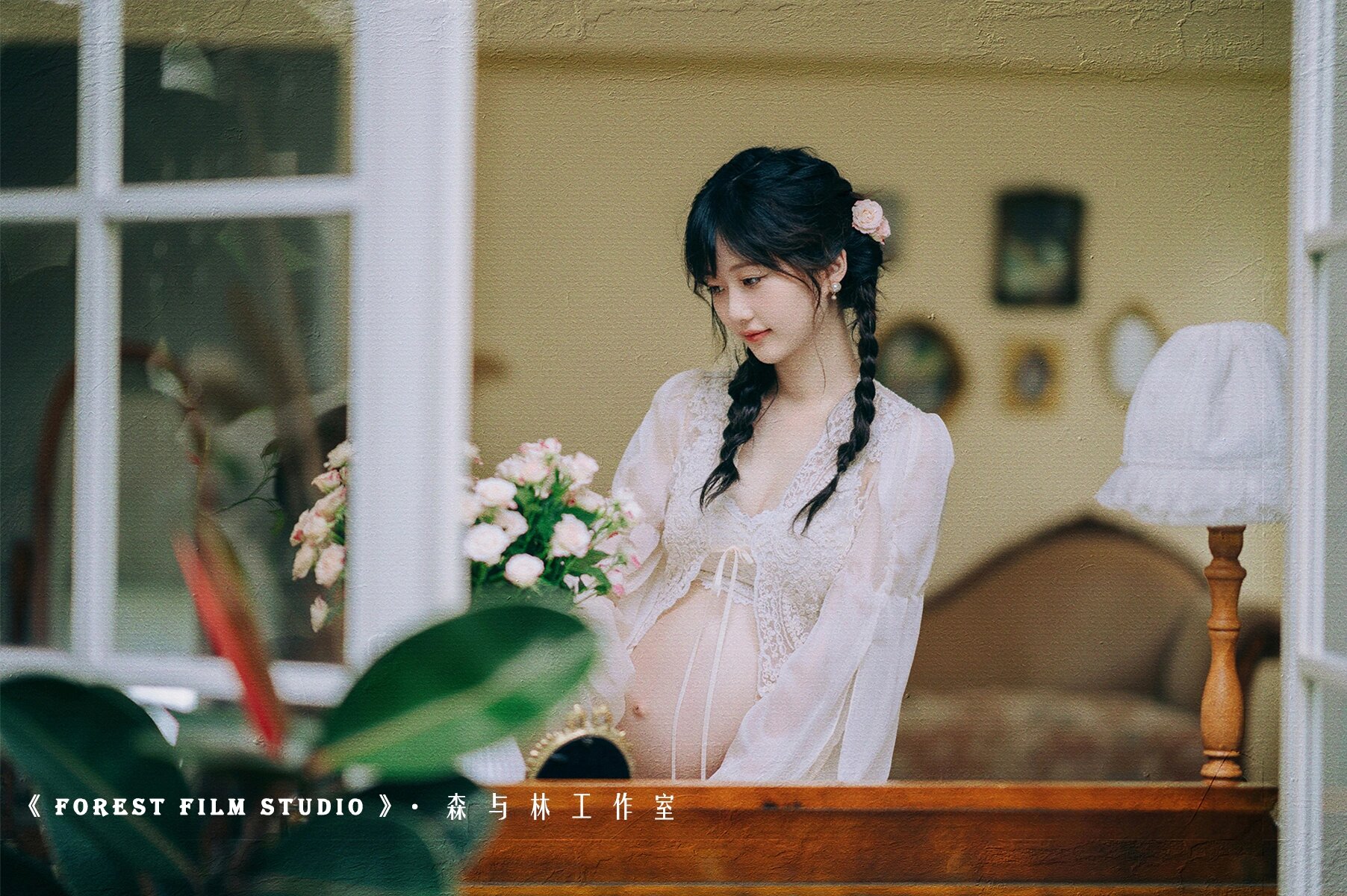 我看谁还没有刷到这么好看又少女感的孕妇照