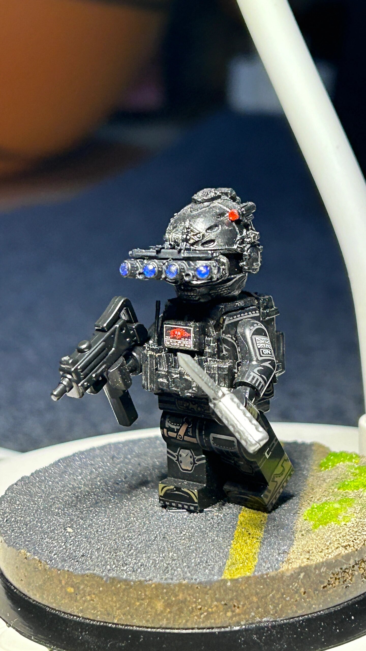 乐高第三方人仔moc英国反恐精英伦敦特警