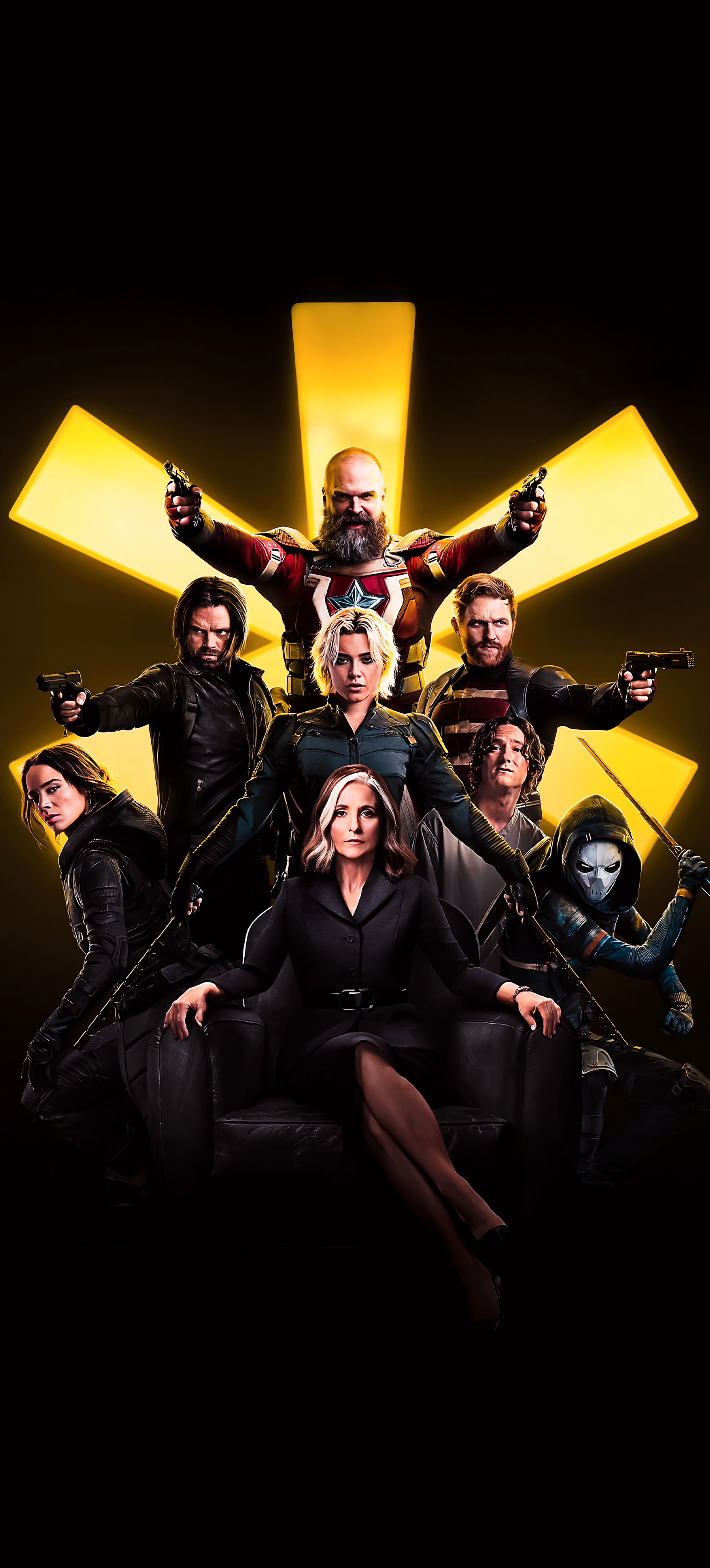 电影《雷霆特攻队*》无字版海报,很适合做手机壁纸