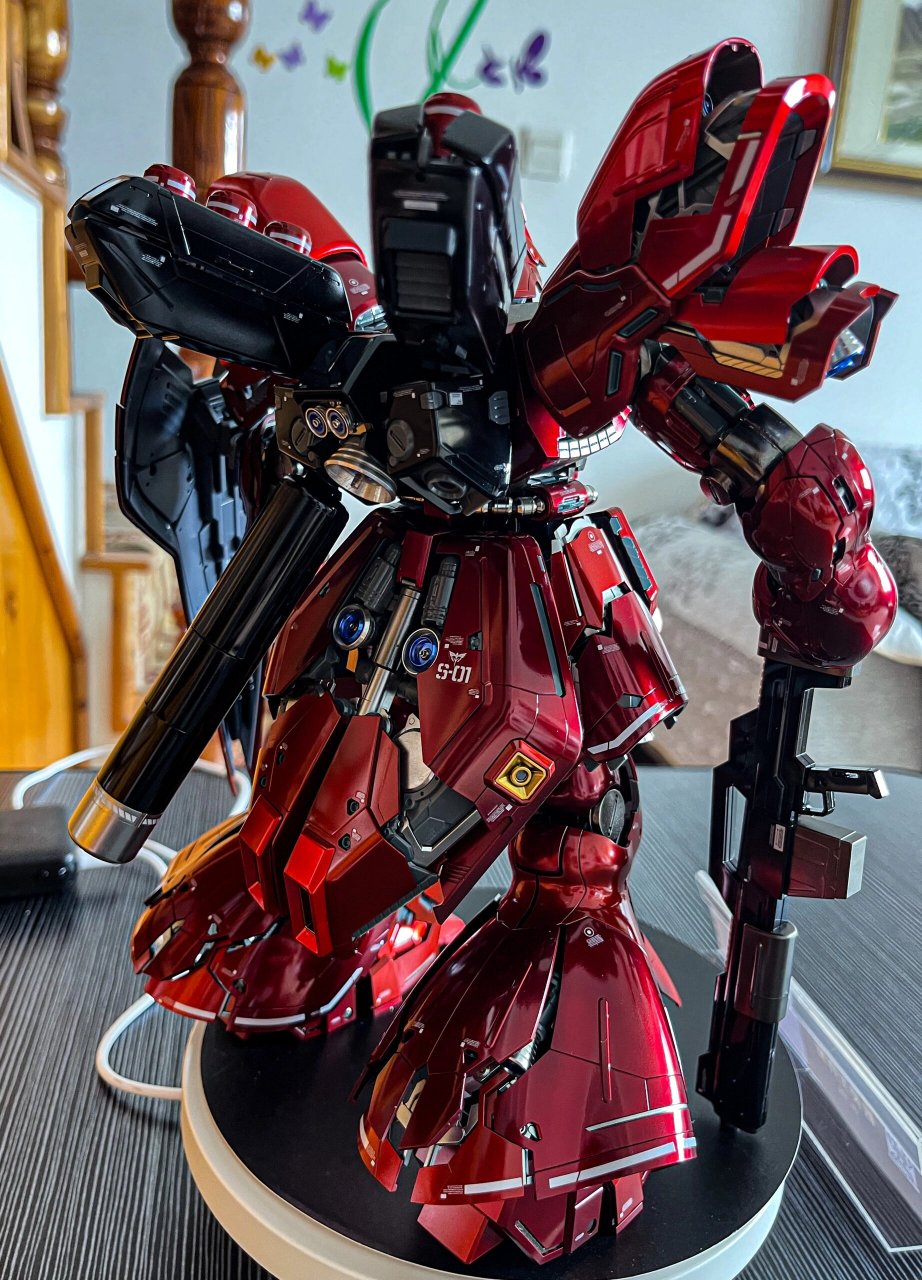 mg卡沙 伪电镀喷涂成品展示 万代 mg沙扎比 mg卡沙 伪电镀喷涂 沙扎比