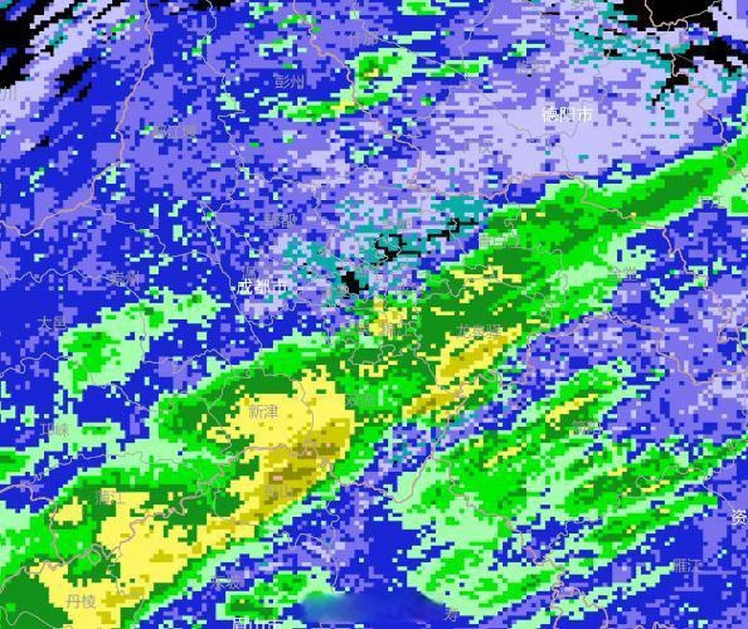 【短時臨近天氣預報】成都市氣象臺2023年5月5日22時40分發布短時臨近