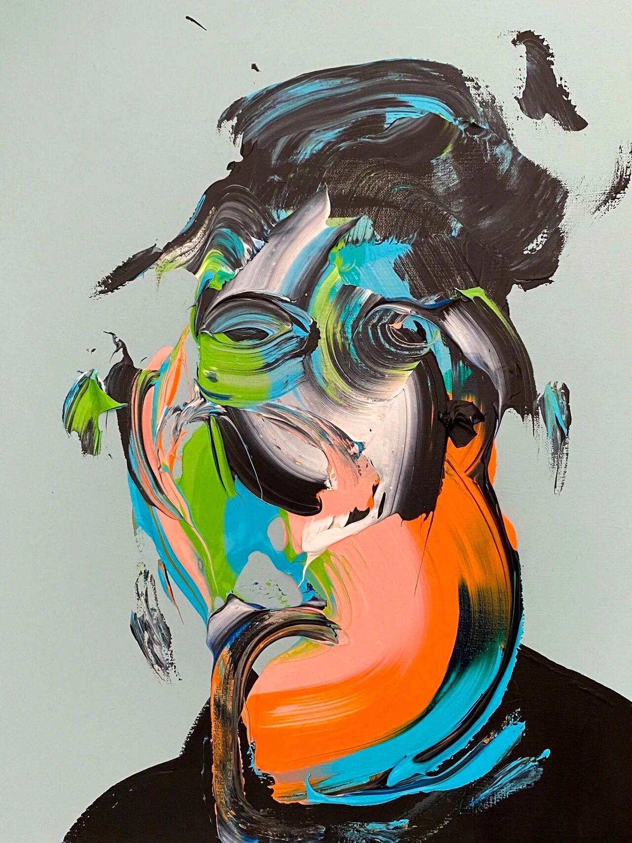 艺术分享|抽象人像画