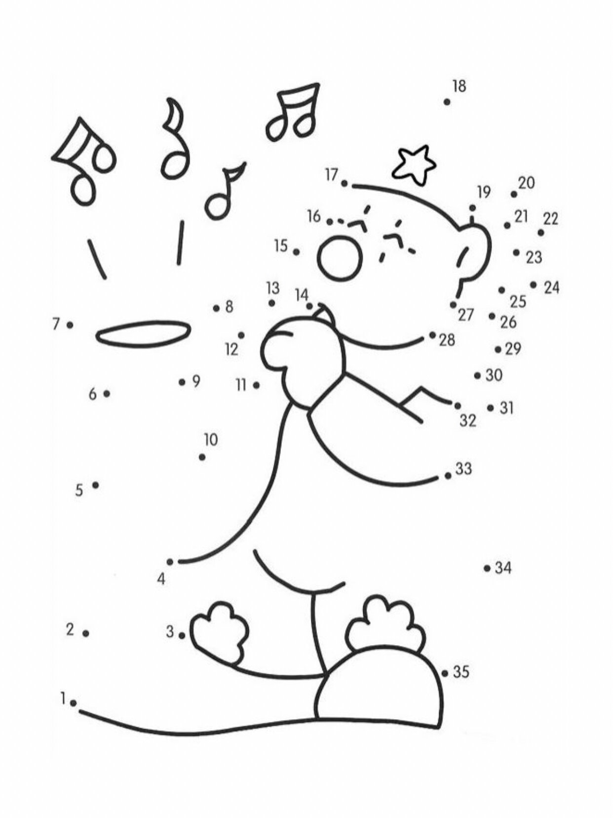 数学启蒙961-100数字连线绘画 暑假在家可以玩的数学启蒙961-100