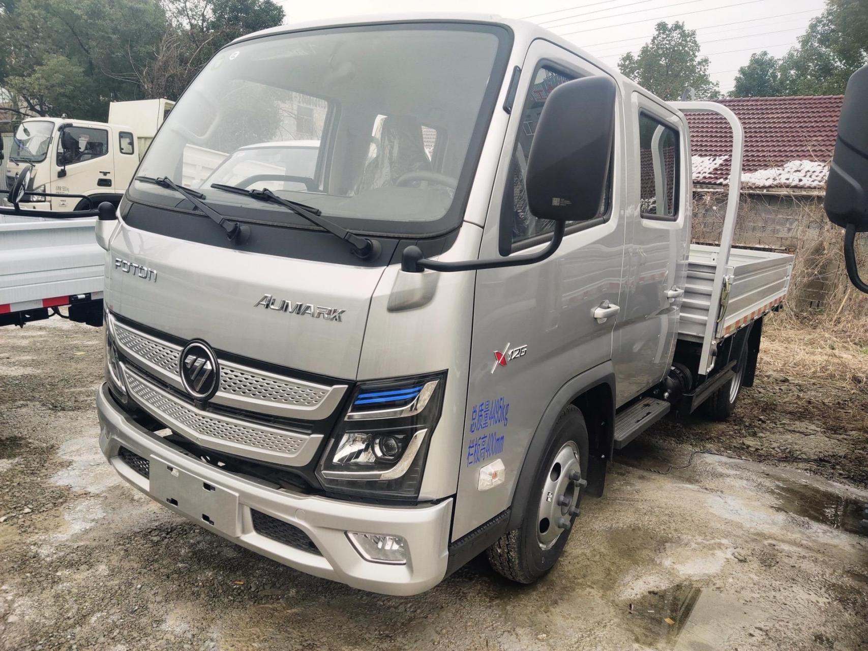 福田欧马可x轻卡双排座,地库版,126马力,五档,发动机26个核心部件终生