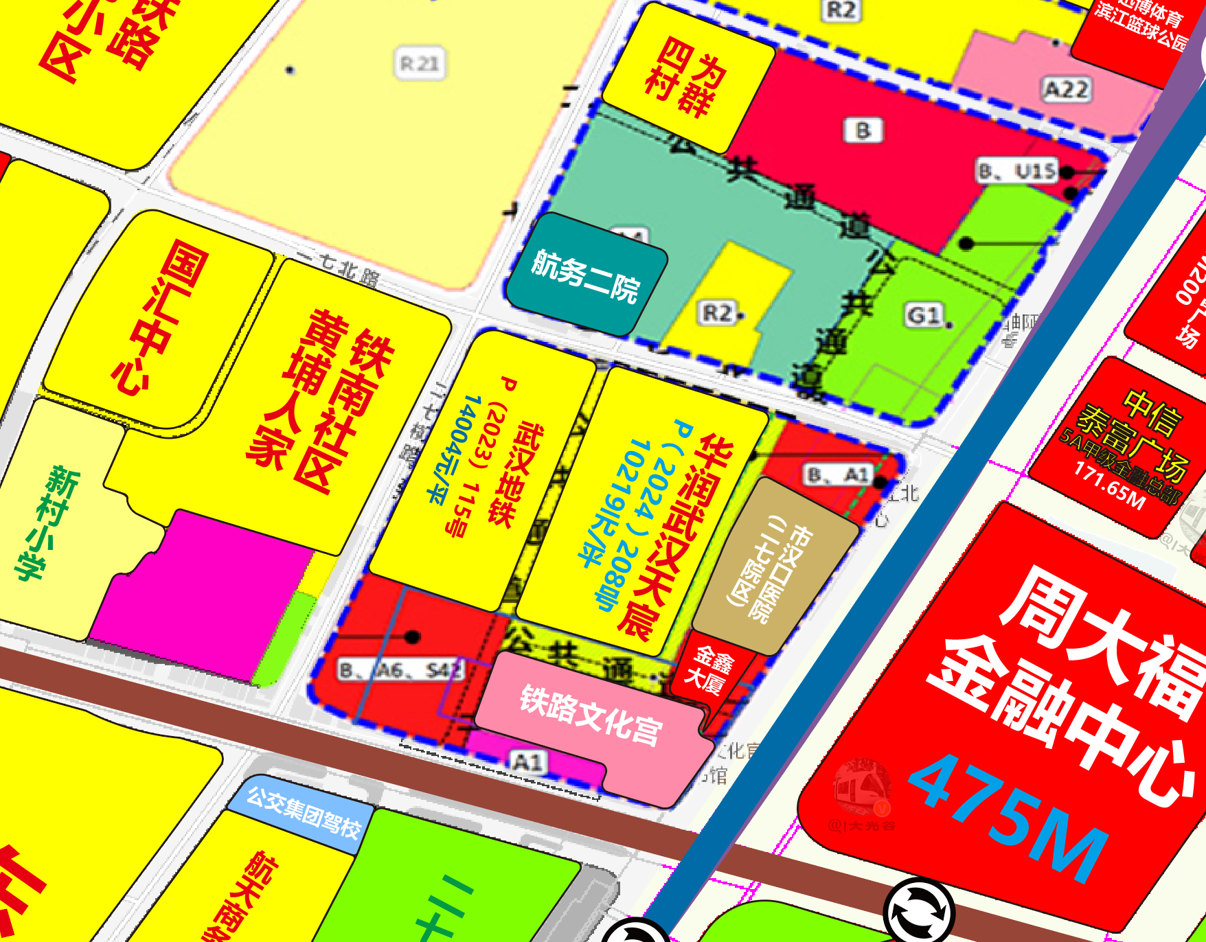 公司申报的新建居住项目(江岸区劳动新村二期地块)规划方案批前公示