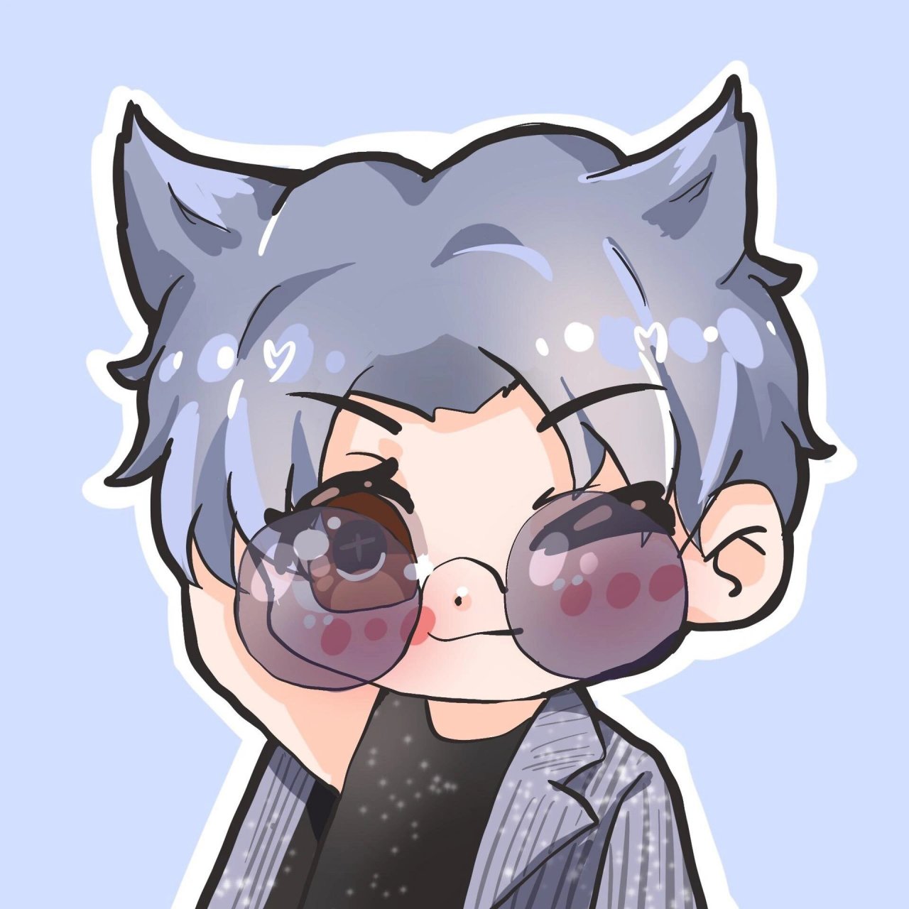 老薛头像更新啦 喜欢图的可以去wb汤圆派哦