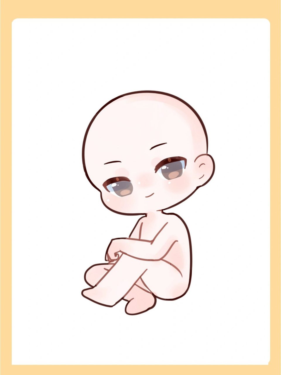 上次更新的q版站姿模板宝子们都很喜欢 于是贴心的我马上画了一波