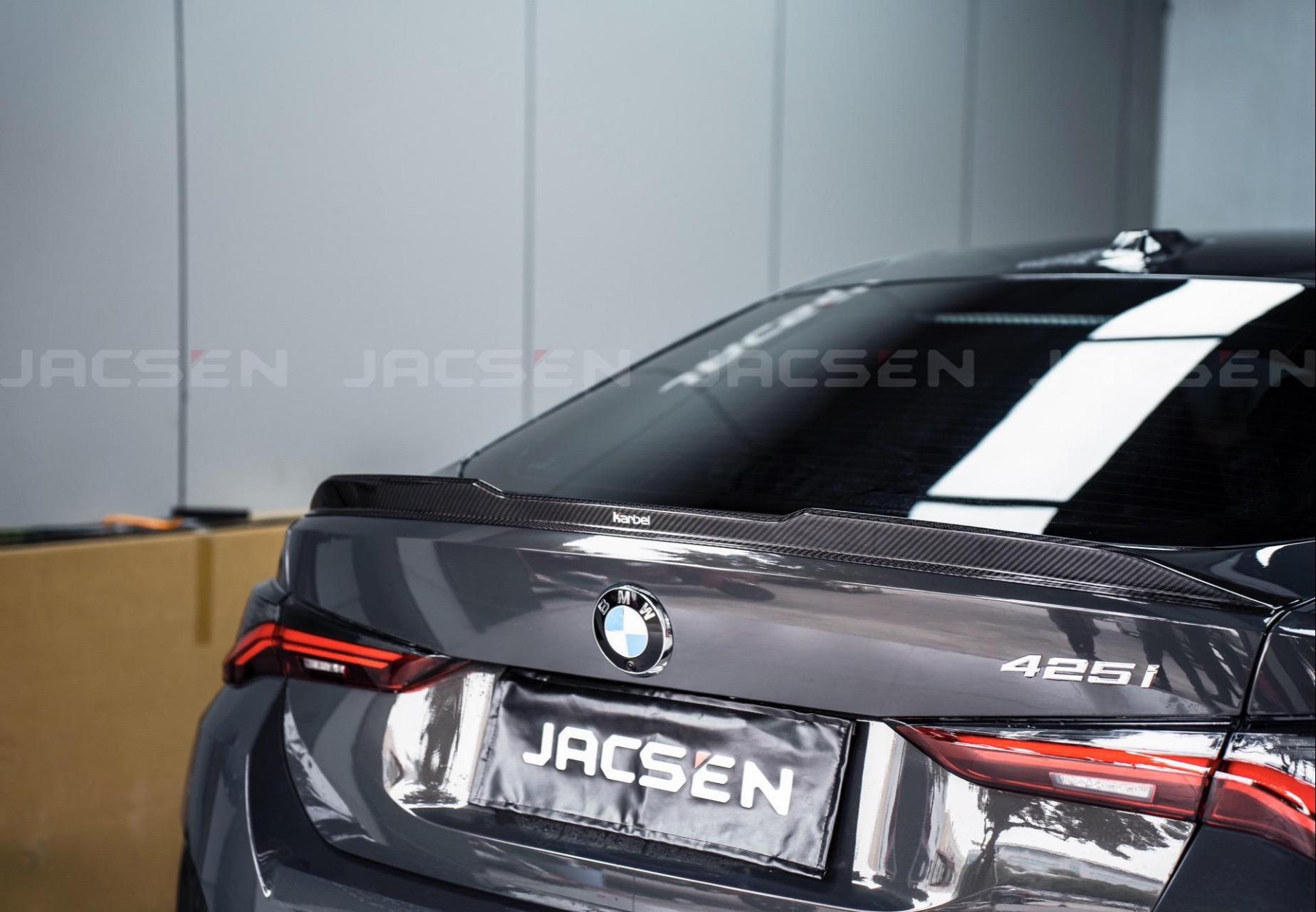 当宝马4系四门碧玺灰碰上卡布尔尾翼.