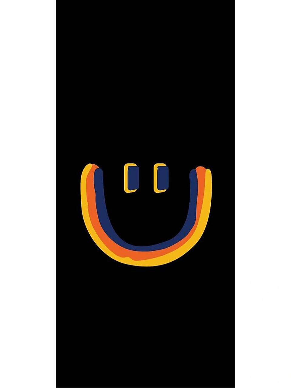 简约正能量笑脸😊✨|插画壁纸分享 今日份简约笑脸壁纸请签收 新