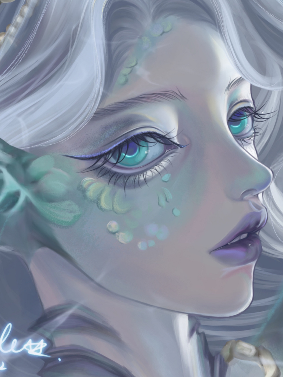 第五人格 渔女-静默之戟 新年第一张 终于画完了 磨了好久 大家久等啦