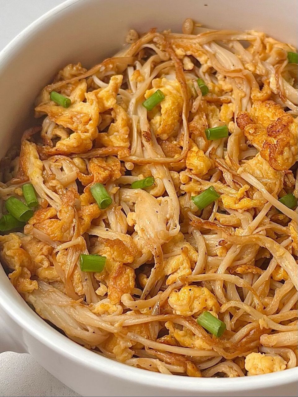 减肥的姐妹快试试! 73食材:金针菇,鸡蛋.