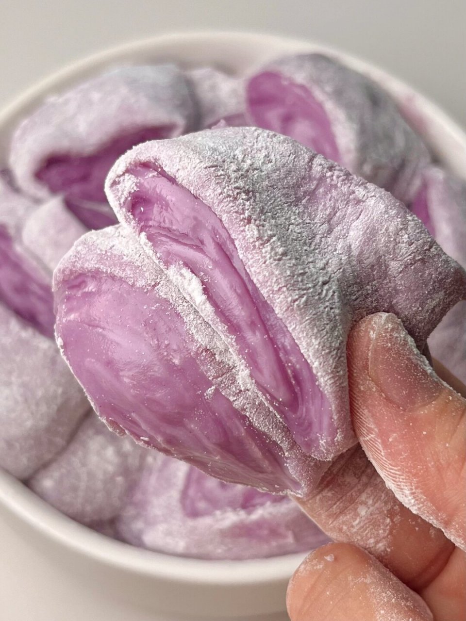 自制紫薯麻薯!真的巨巨好吃! 糯叽叽的口感非常非常好嚼!