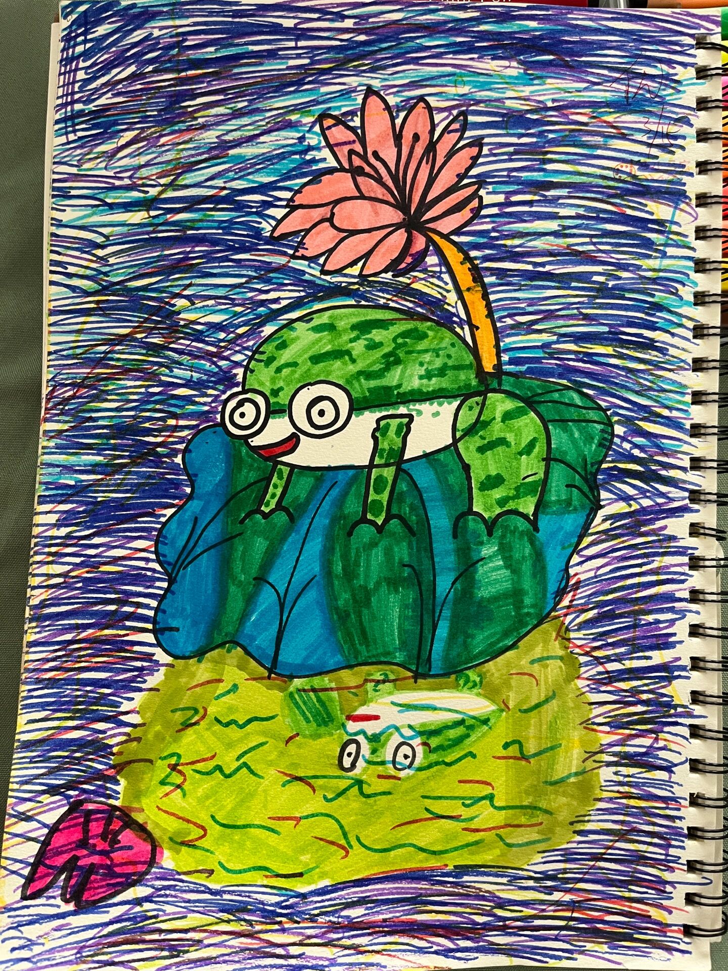 学生作品——人美版二年级下册17.《画影子》