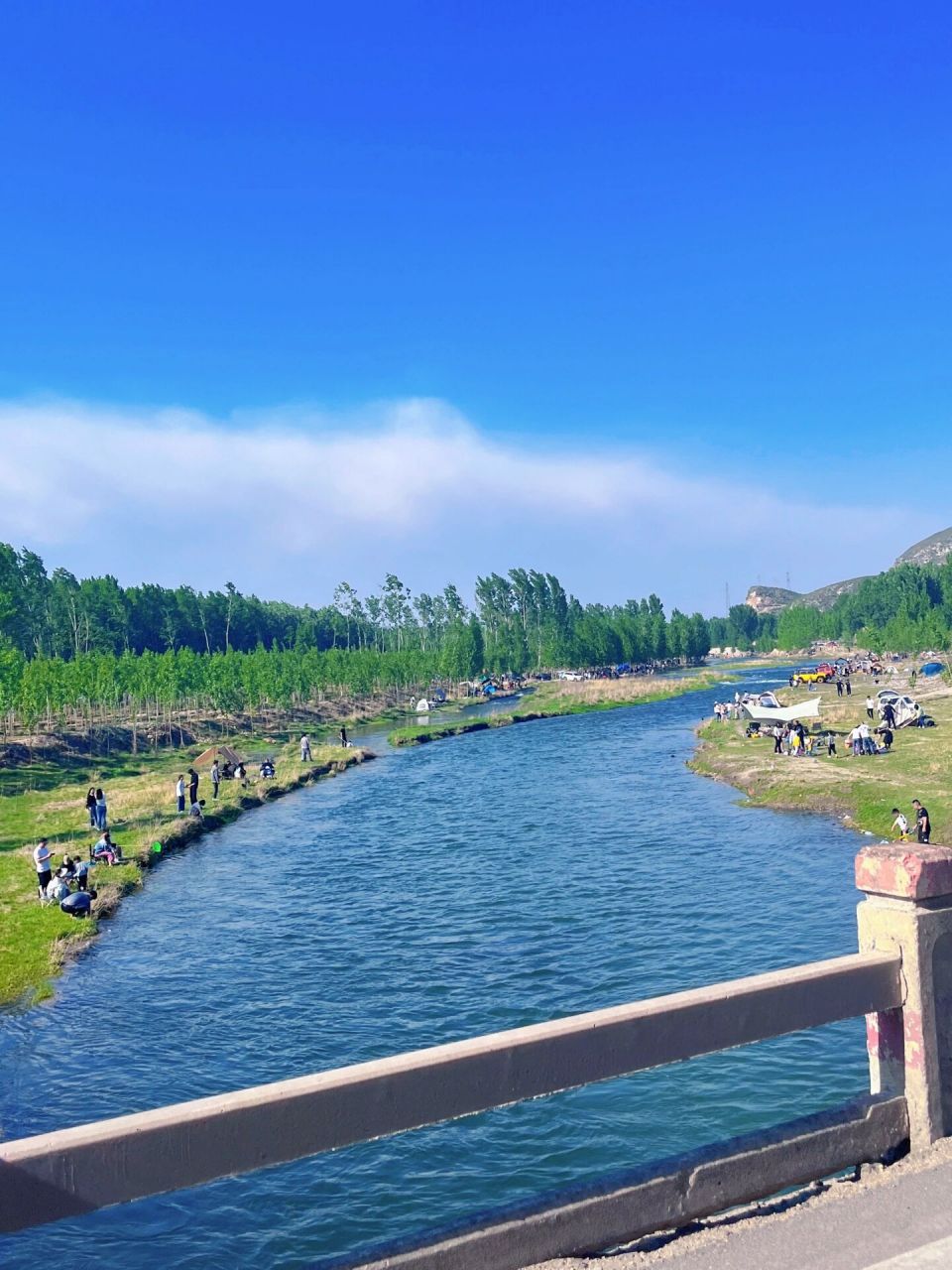 这里好适合烧烤露营避暑|保定曲阳卧羊沟 正值水库放水时段,正是游玩