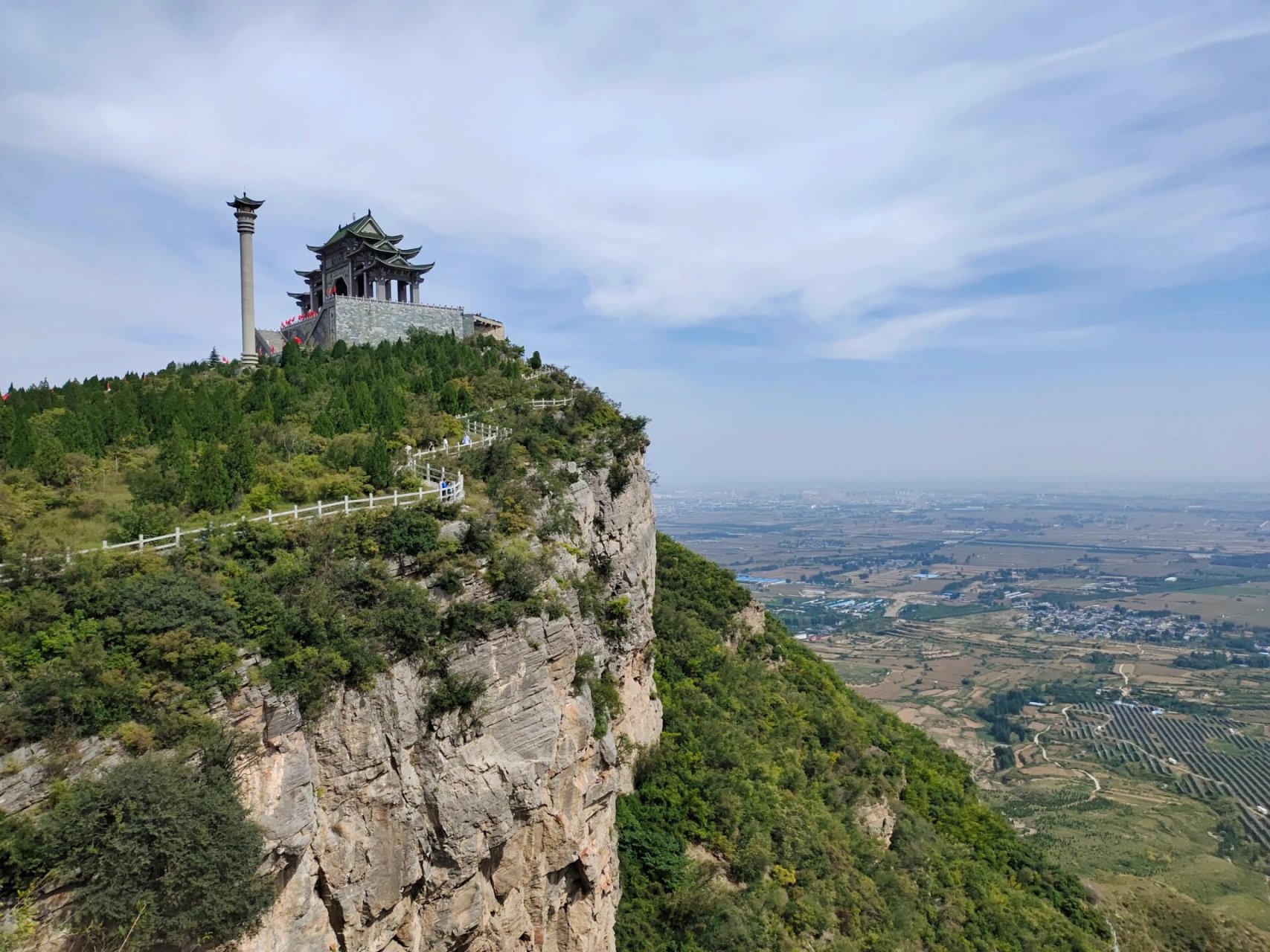 国庆鹤壁云梦山自驾游～ 云梦山一日游,今天的人出乎意料的少～秋高气