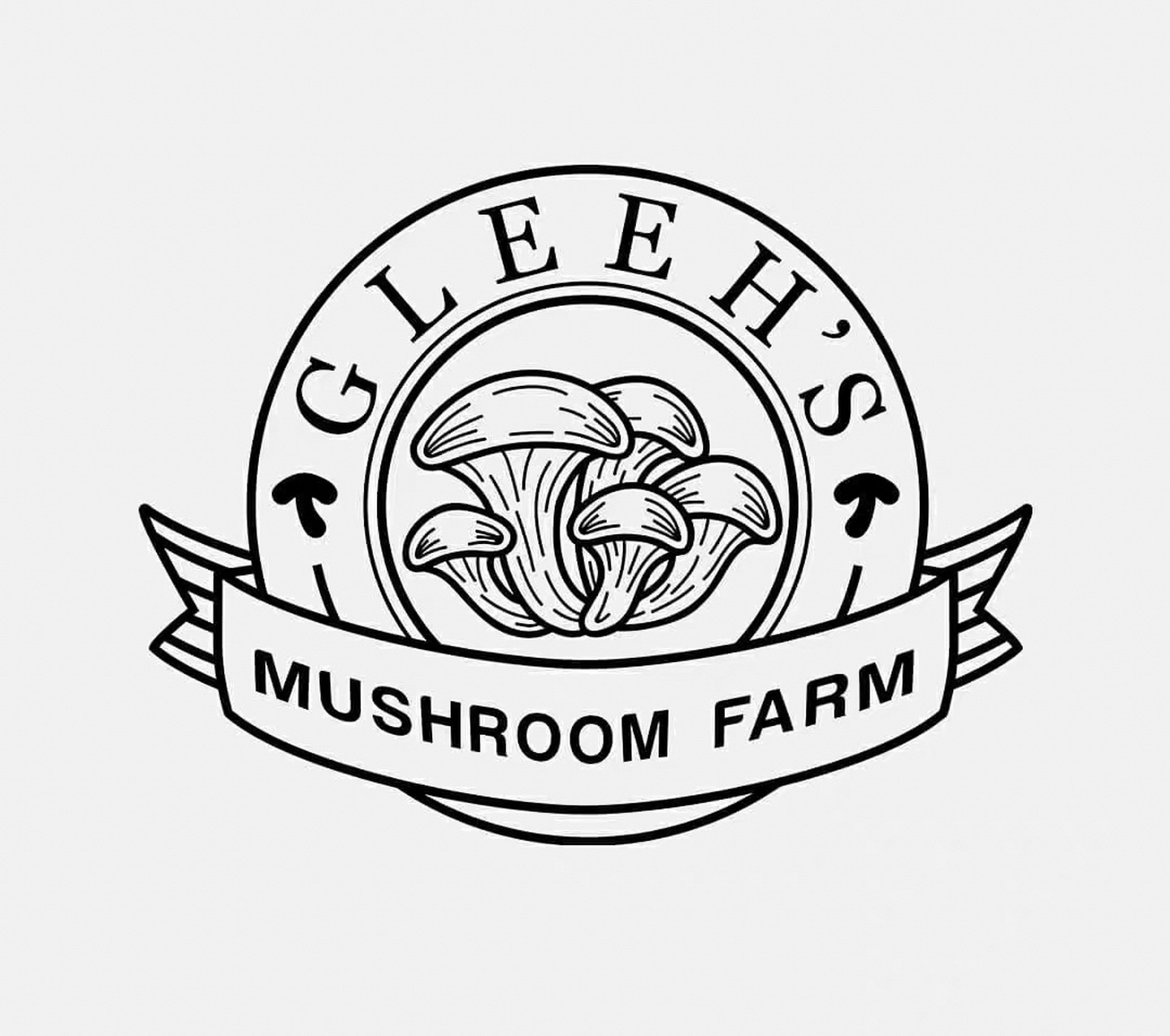 分享一组蘑菇96元素的标志logo设计案例素材