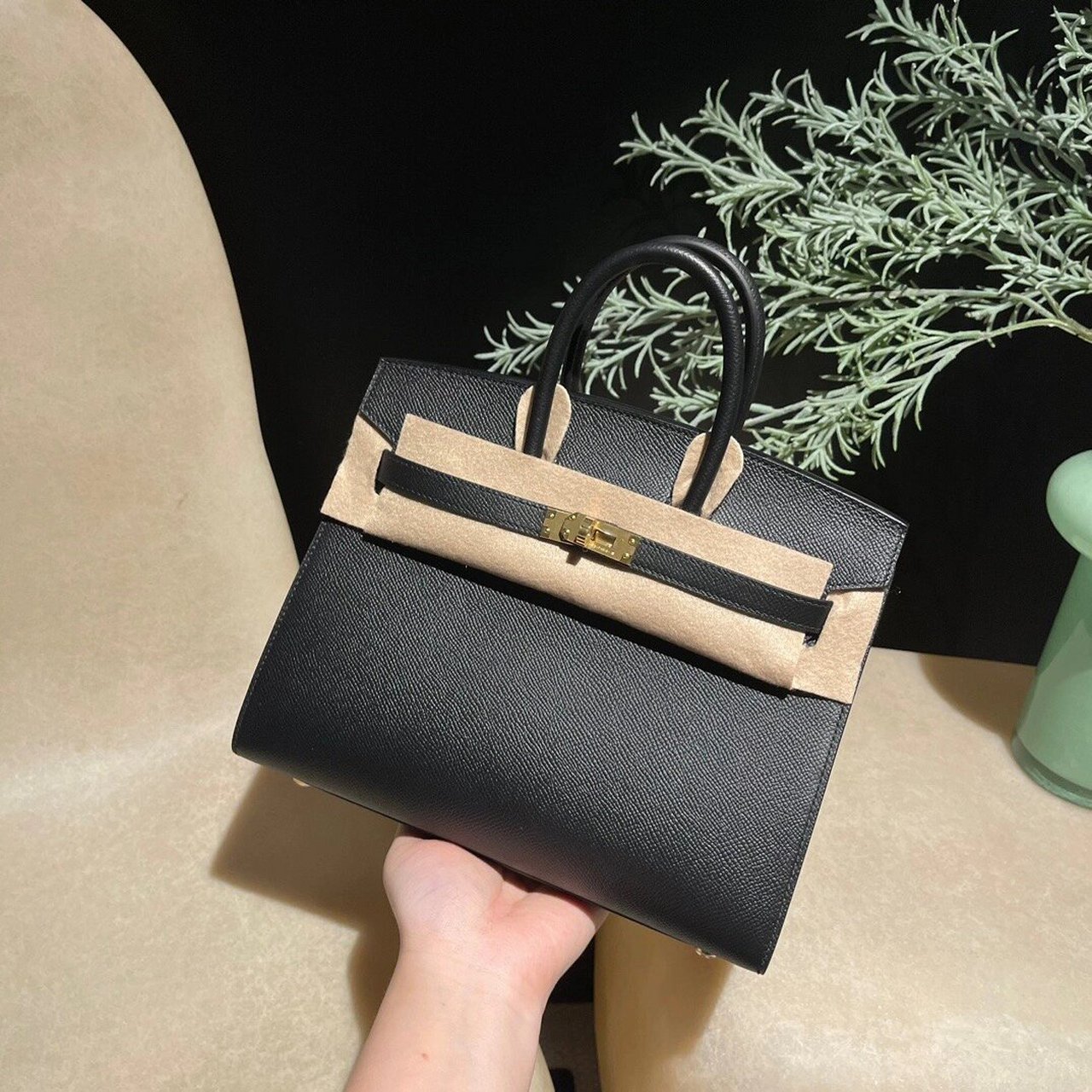 birkin sellier epsom爱马仕铂金包 birkin sellier epsom皮 外缝看