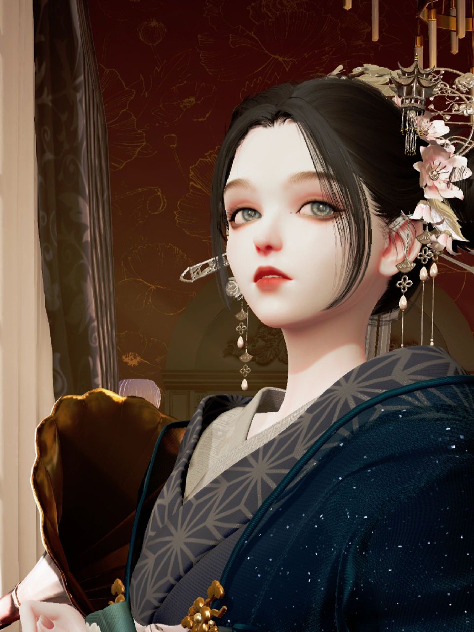 【以闪亮之名|捏脸】大正罗曼史 国服id:307585 台服id:840186 眉妆