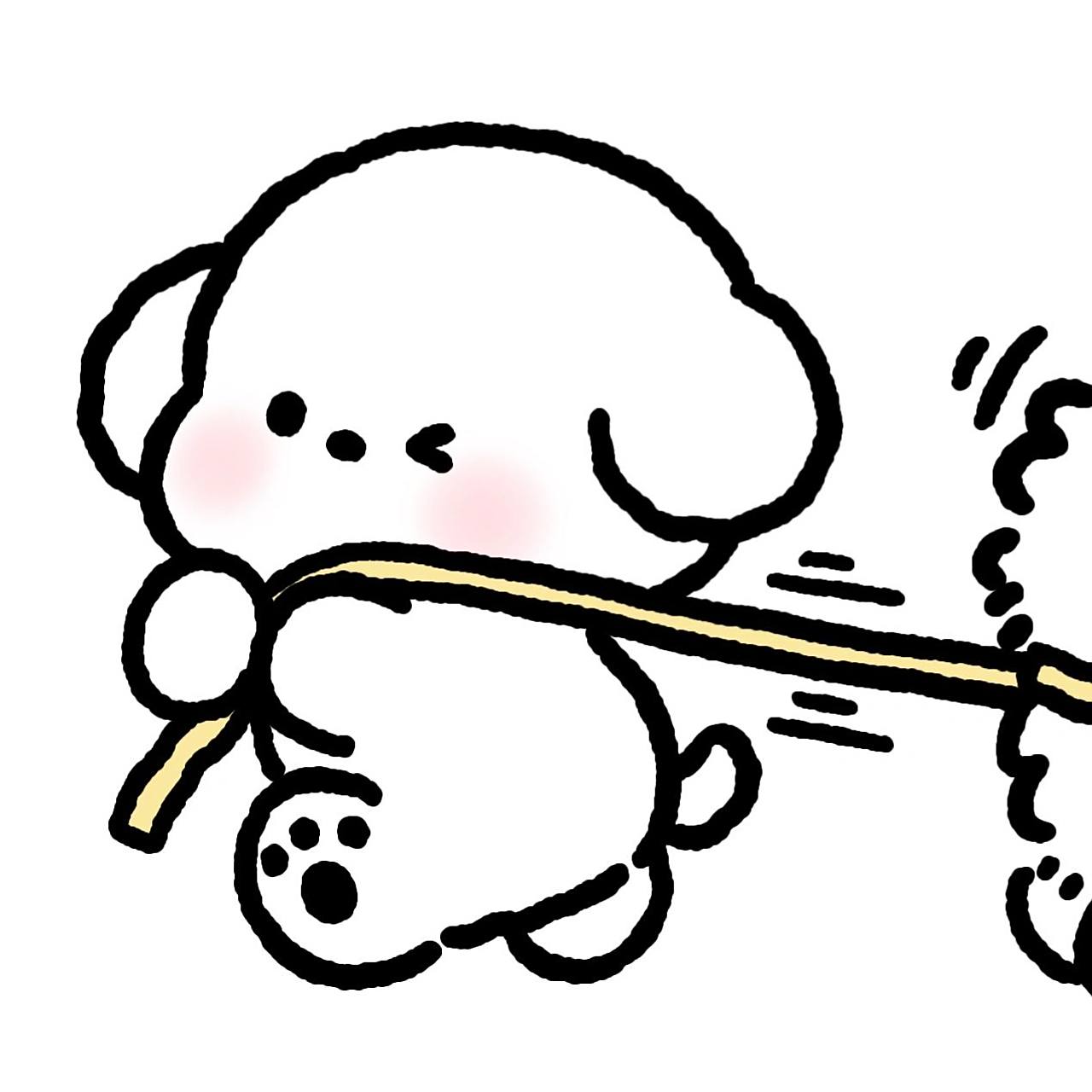 情侣头像 | 拖走小狗615561 你怎么黏在地上了!