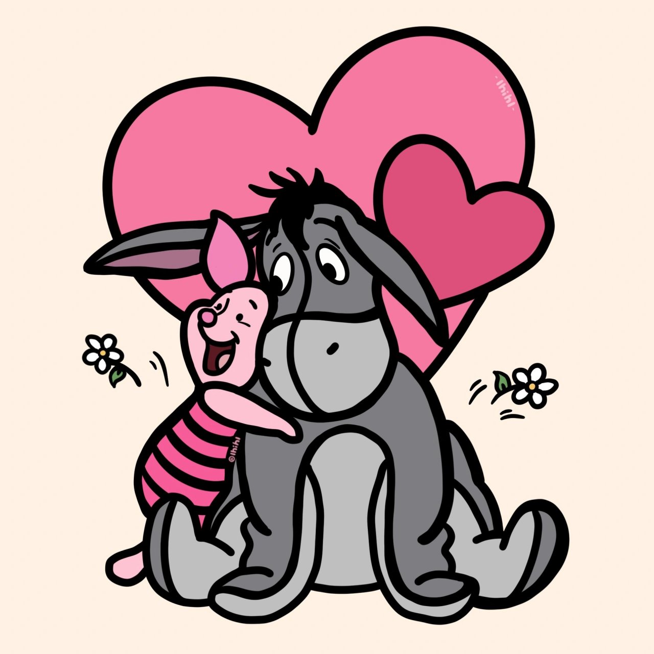 小猪屹耳可爱头像壁纸93|winnie the pooh93 " the image is