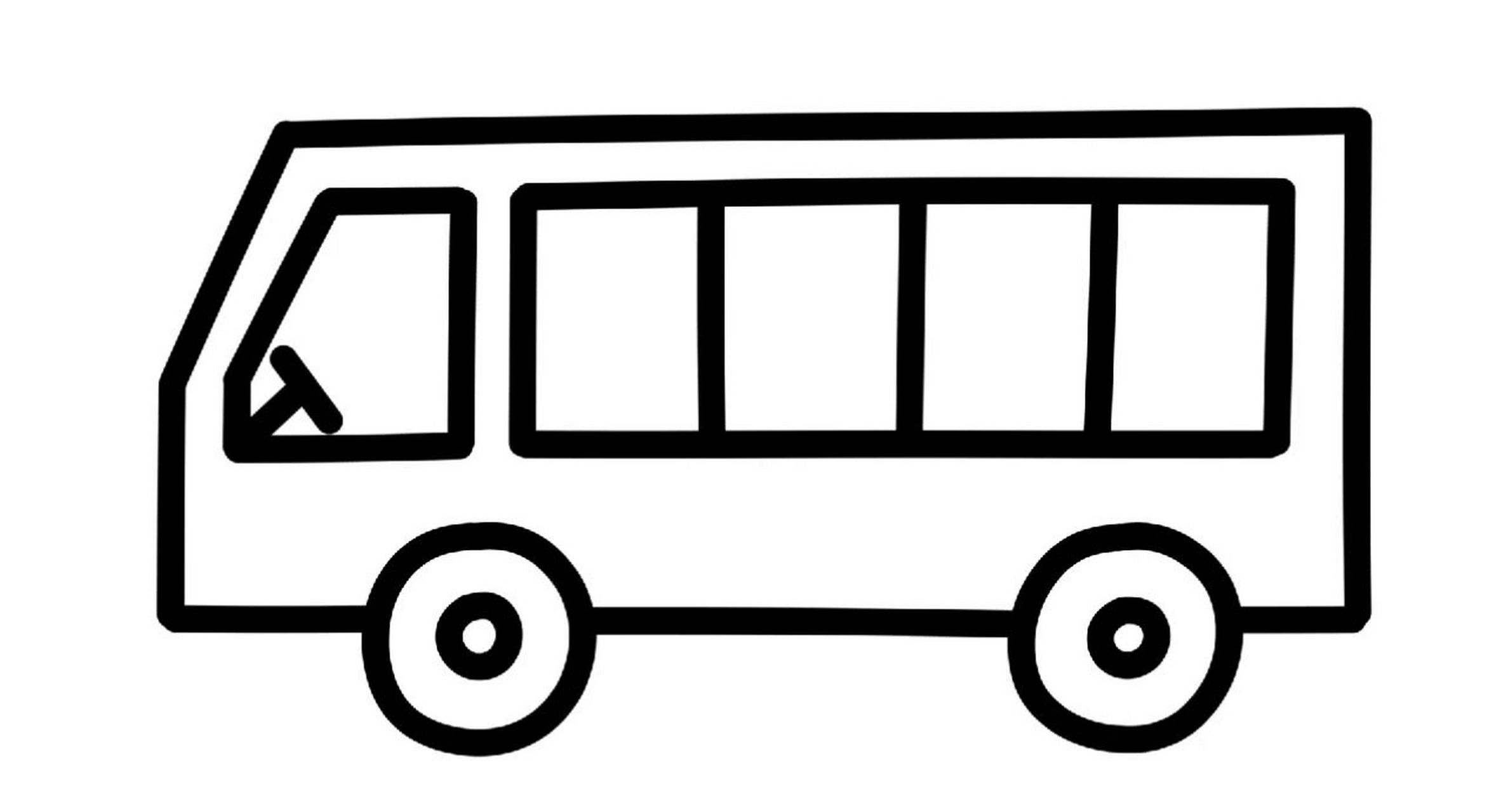 车辆涂色 小班车辆涂色