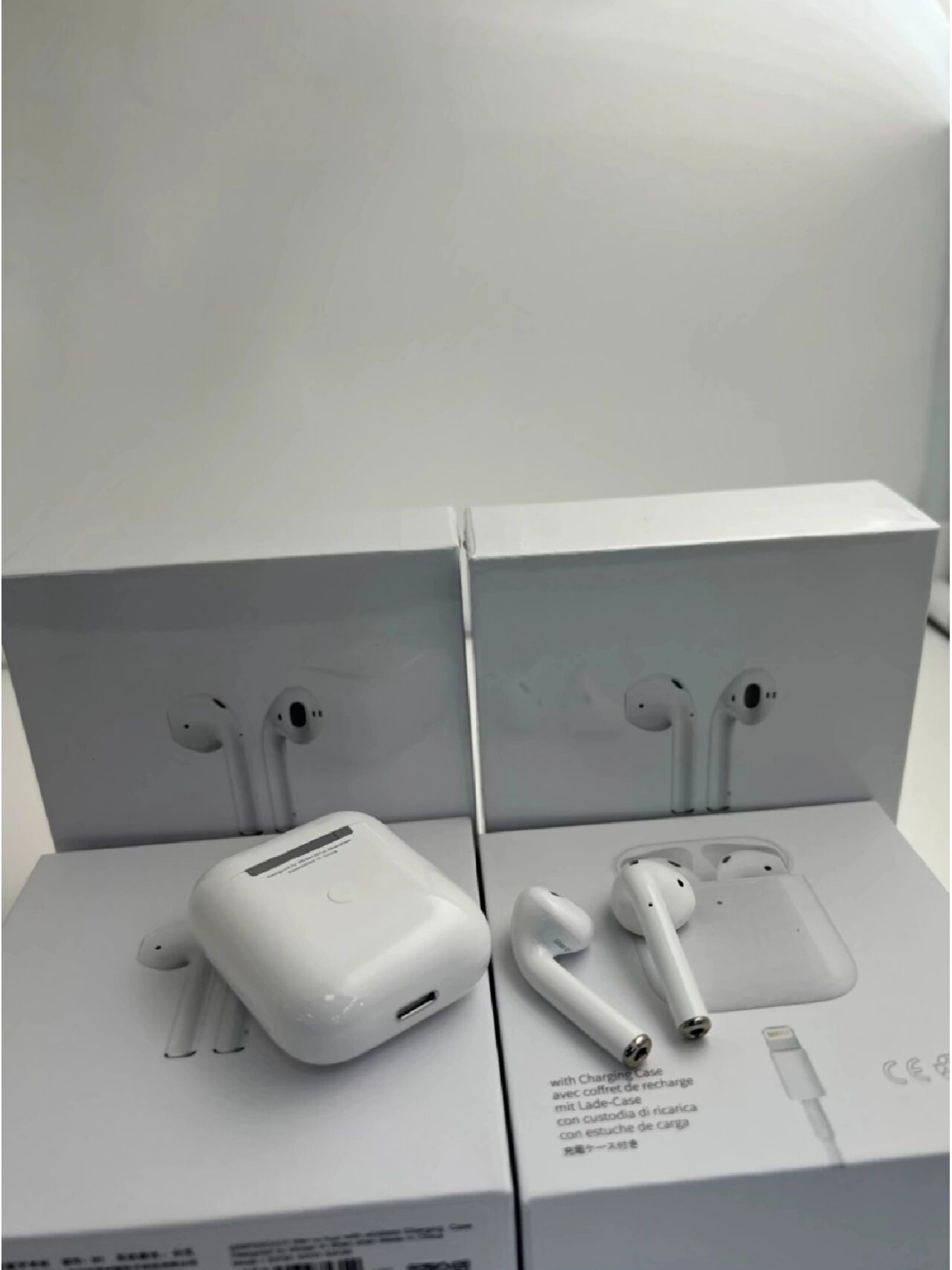 苹果四代蓝牙耳机全新升级全套配齐 蓝牙耳机配充电线1:1超高品质ios