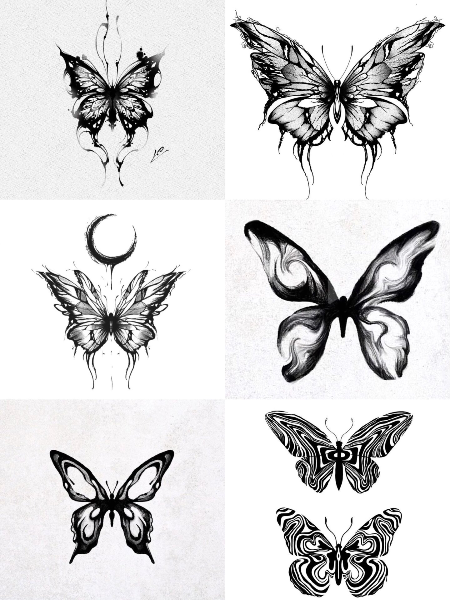 女生纹身|黑灰纹身|小纹身