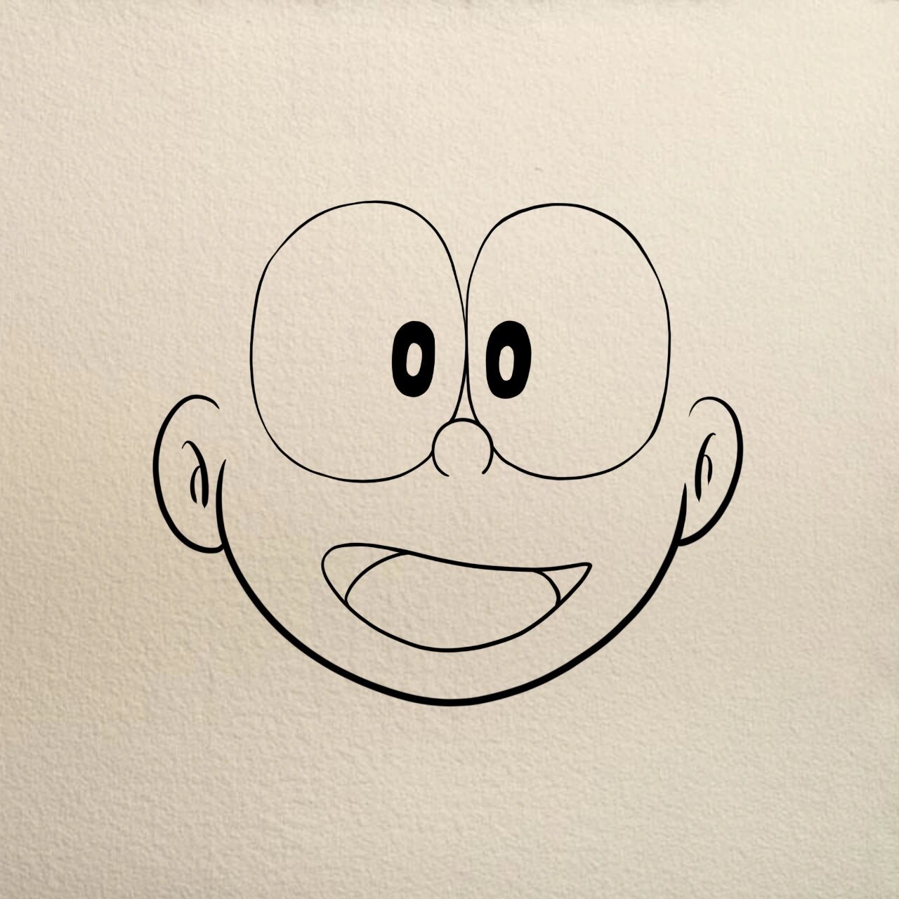 简笔画# #哆啦a梦# #哆啦a梦简笔画# #大雄# #画个简笔画