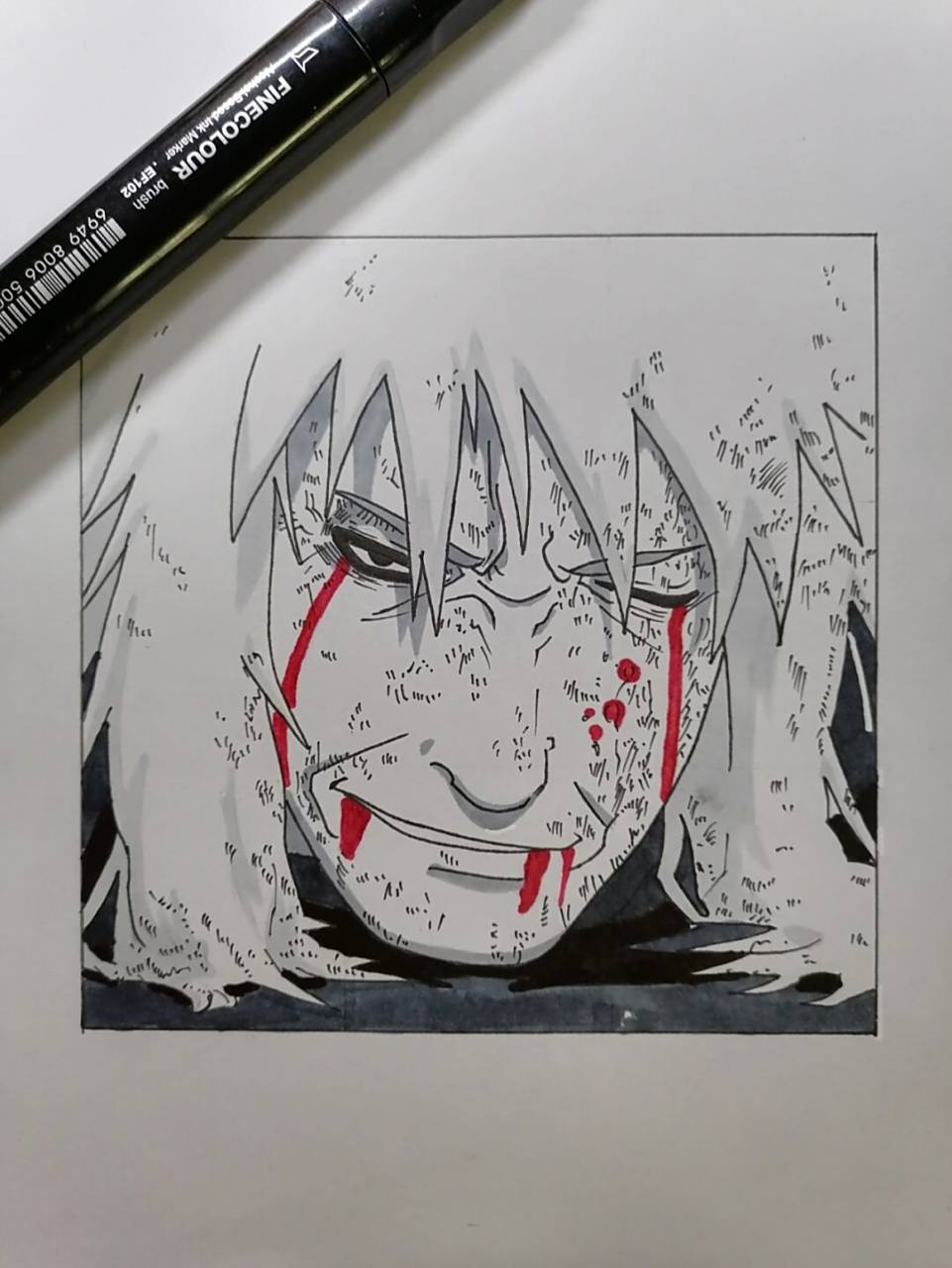 自来也 #火影忍者# #手绘教程# #自来也