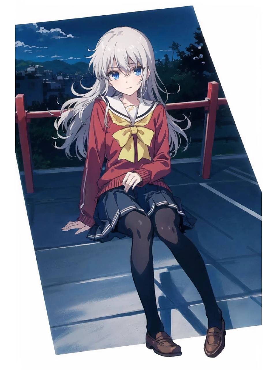 「友利奈绪」壁纸 壁纸转载:okutiri;らうと;友利厨 	 需要原图请私信