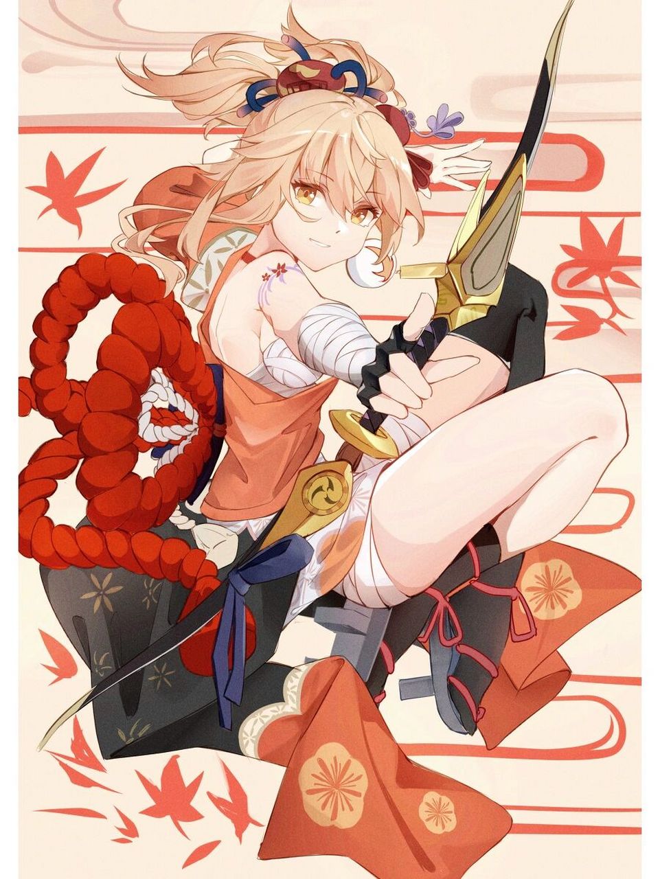 二次元美图|《原神》宵宫 获取原图请私信,侵删